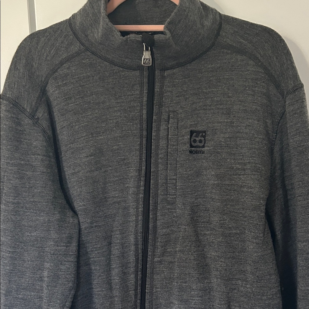 Men's Gray Performance Jacket - Picture 2 of 9